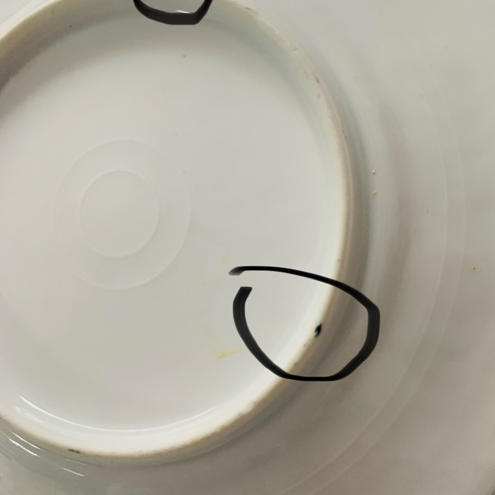 Vintage Porcelain Plate - Picture 8 of 9